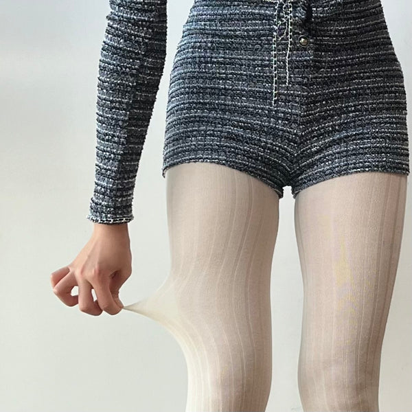 White Cotton Tights