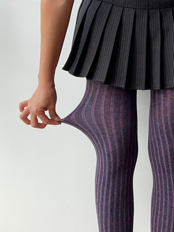 Purple Thick Tights